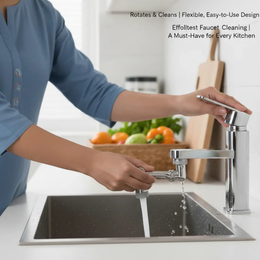 Rotating Faucet/Tap Extender | Stainless Steel | 360° rotation
