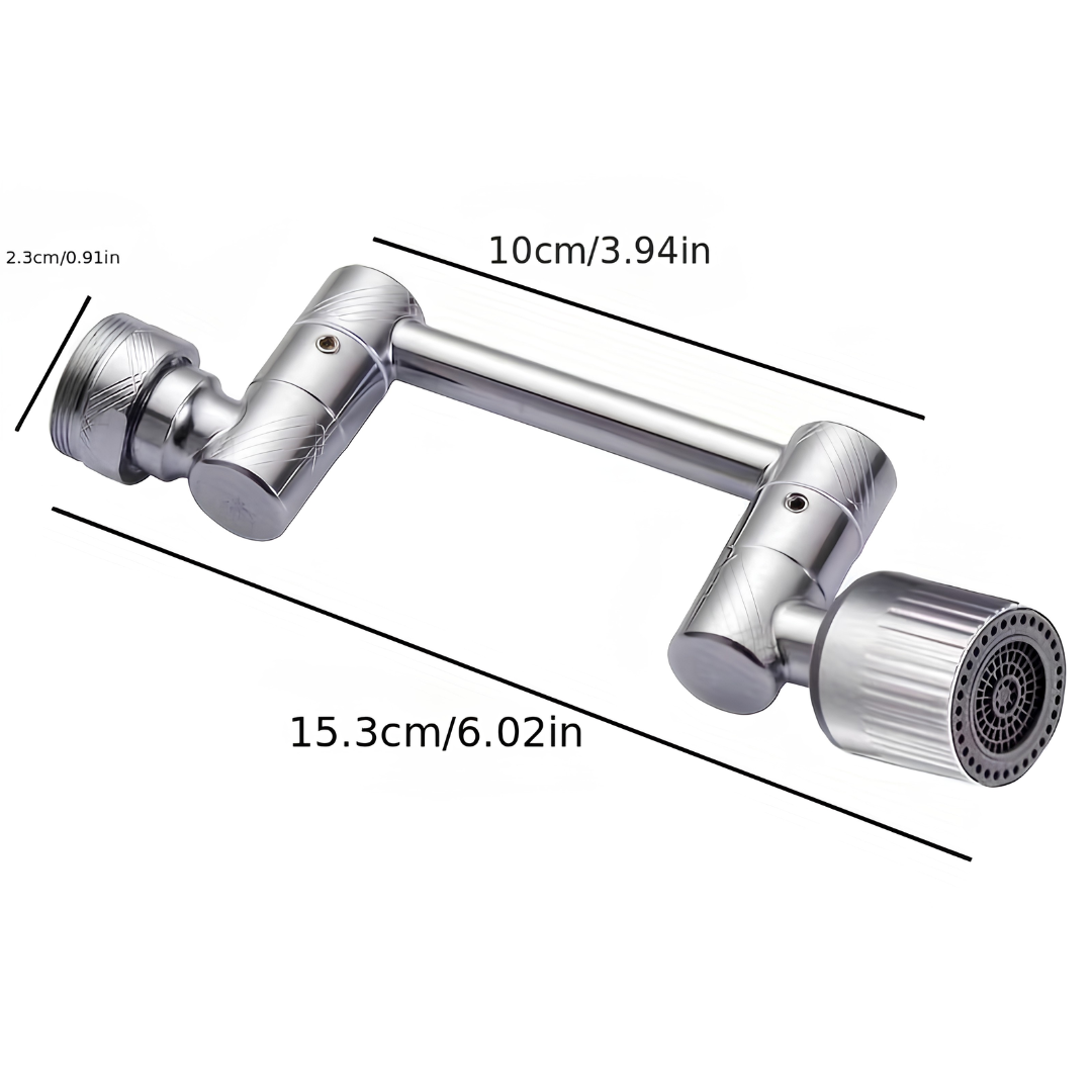Rotating Faucet/Tap Extender | Stainless Steel | 360° rotation