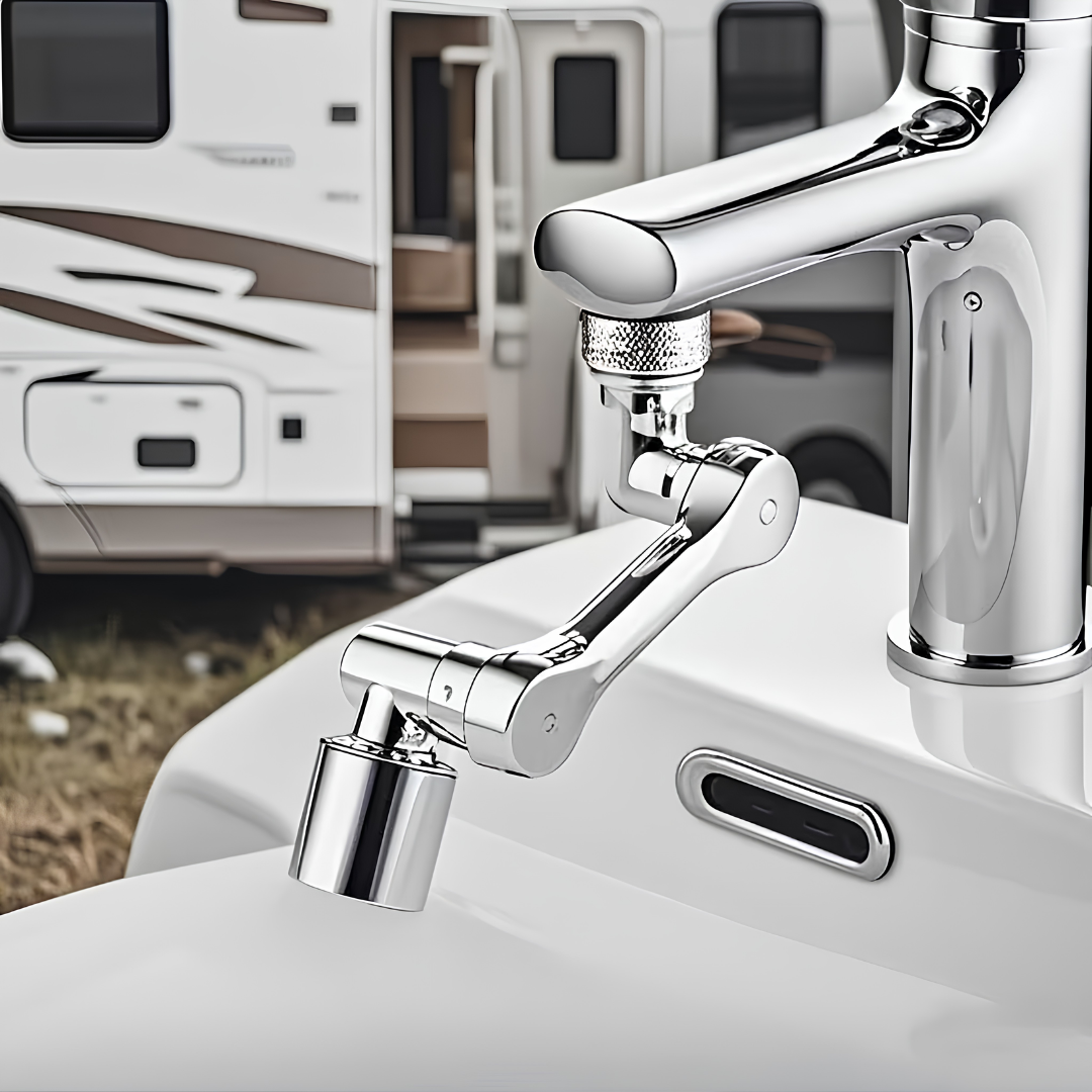 Rotating Faucet/Tap Extender | Stainless Steel | 360° rotation