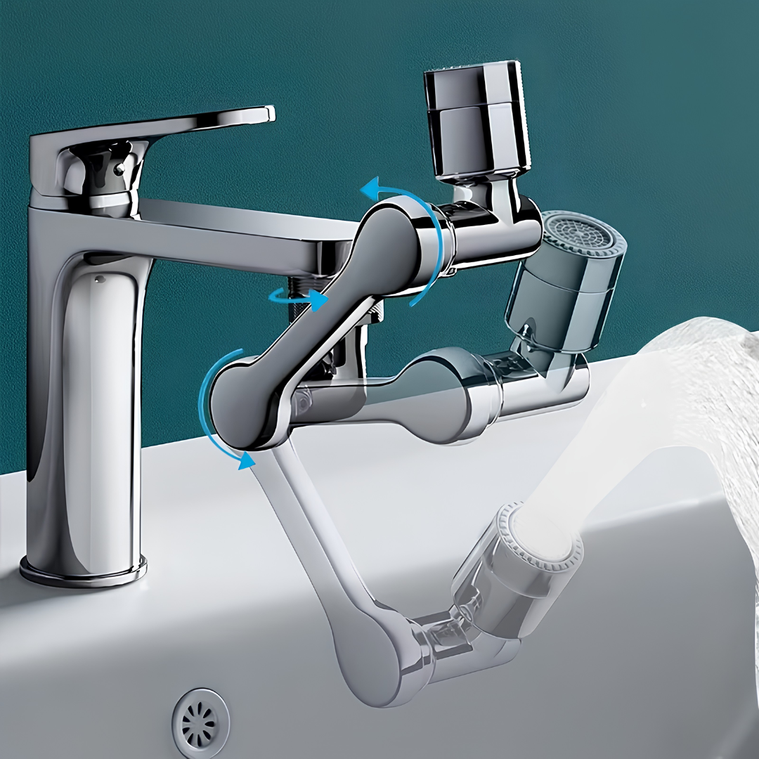 Rotating Faucet/Tap Extender | Stainless Steel | 360° rotation
