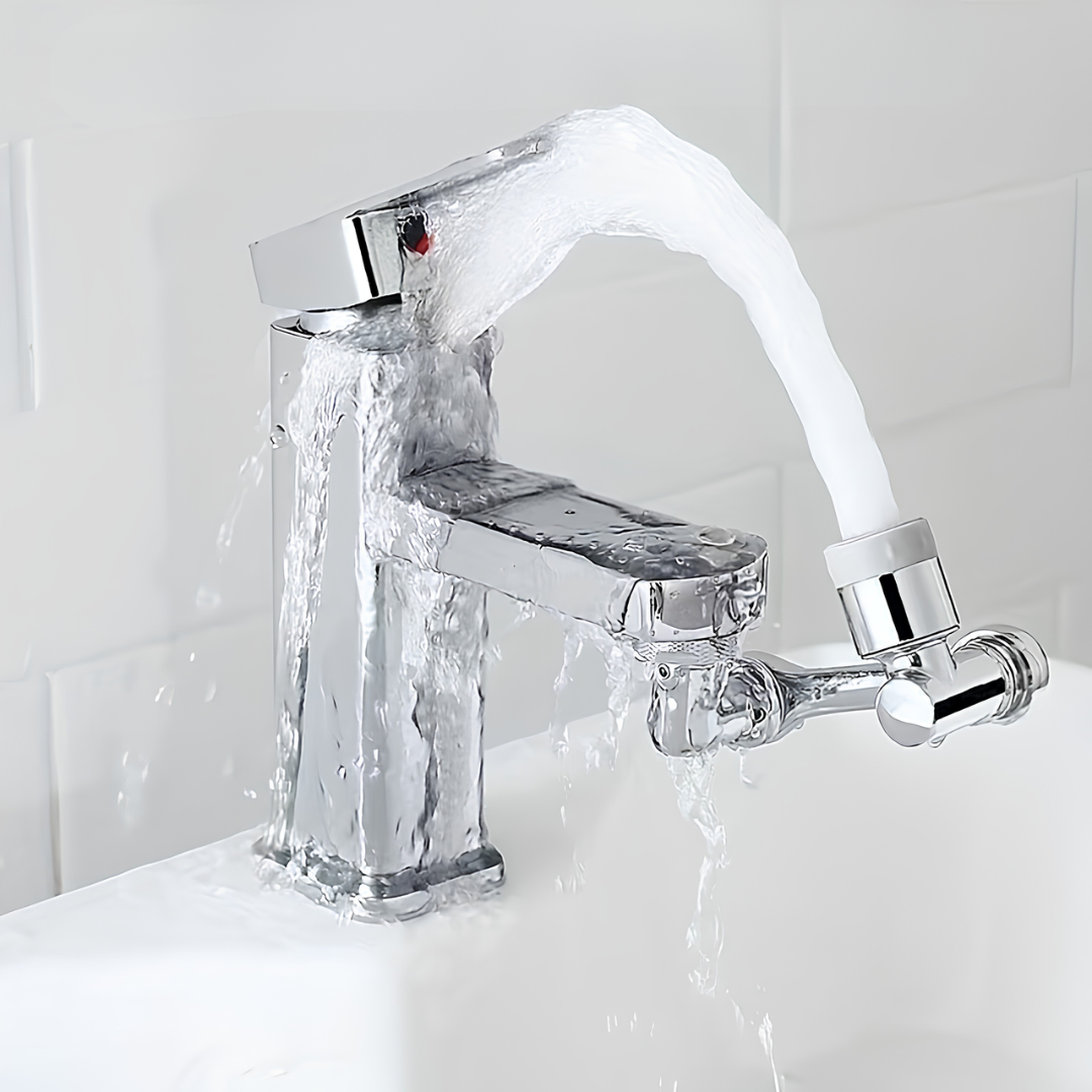 Rotating Faucet/Tap Extender | Stainless Steel | 360° rotation