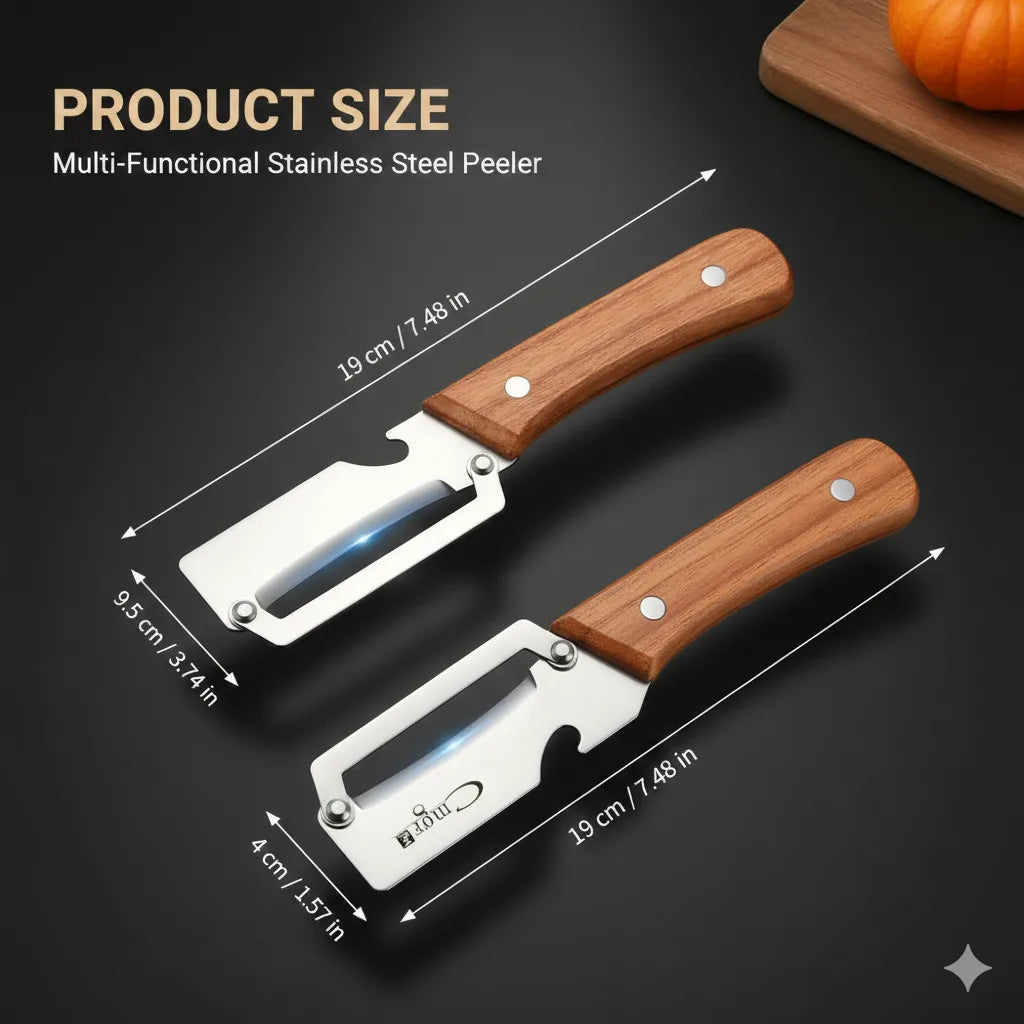 Zero Snag Wooden Peeler for Kitchen Tool